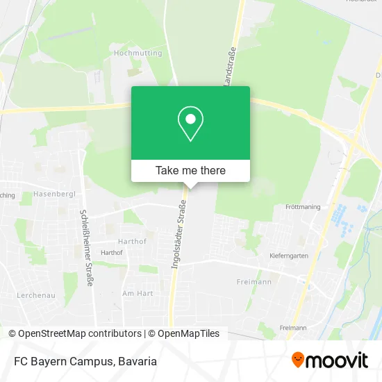 Карта FC Bayern Campus