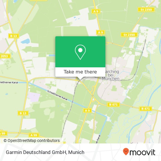 Garmin Deutschland GmbH map