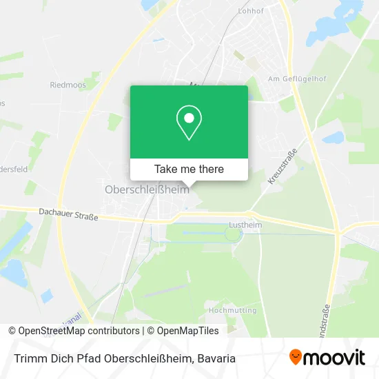 Карта Trimm Dich Pfad Oberschleißheim