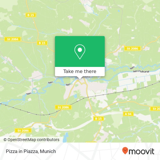 Pizza in Piazza map