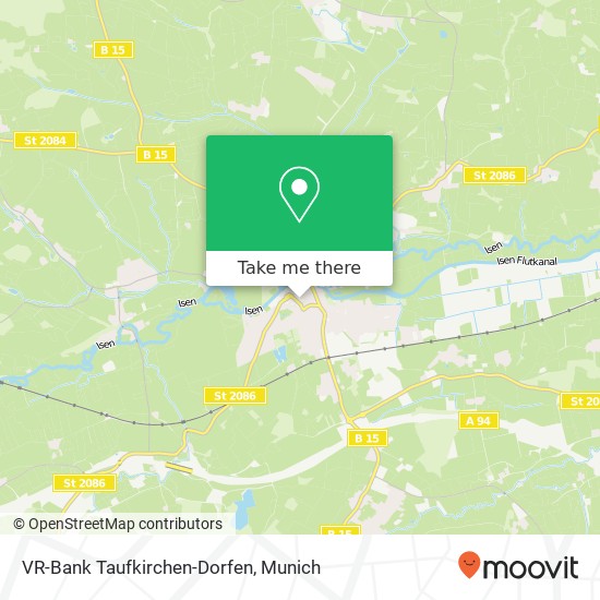 Карта VR-Bank Taufkirchen-Dorfen