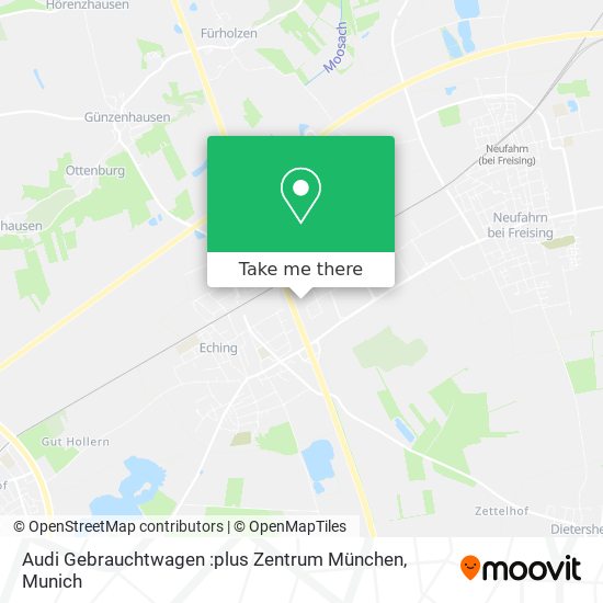 Audi Gebrauchtwagen :plus Zentrum München map