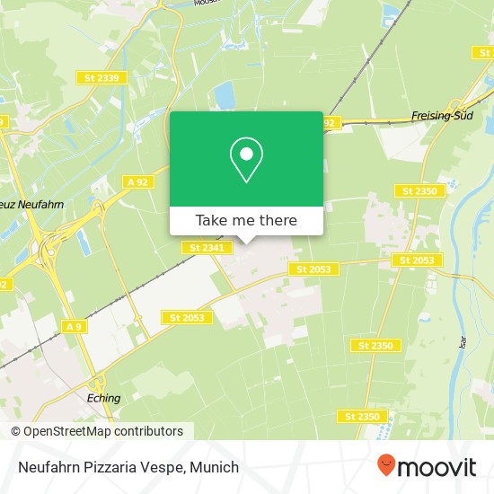 Neufahrn Pizzaria Vespe map