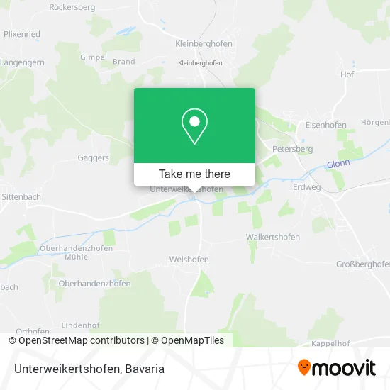 Карта Unterweikertshofen