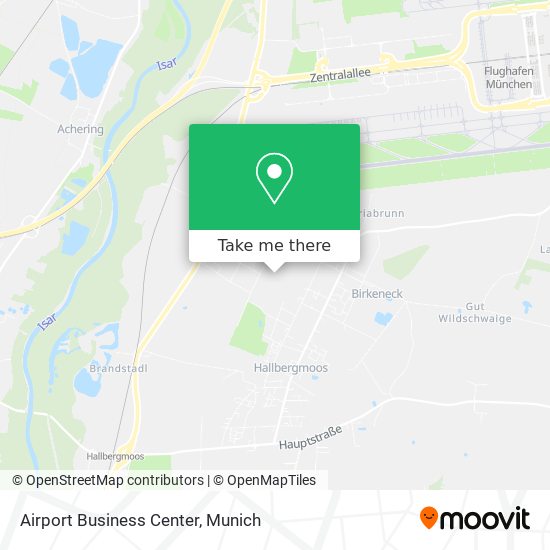 Airport Business Center map