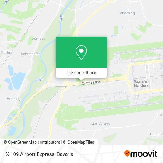 Карта X 109 Airport Express