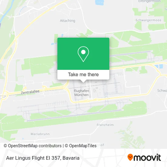 Карта Aer Lingus Flight EI 357