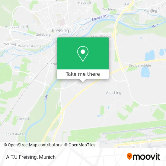 Карта A.T.U Freising