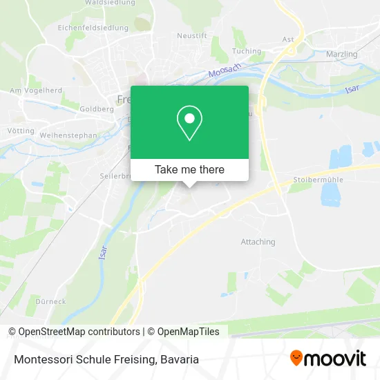 Карта Montessori Schule Freising