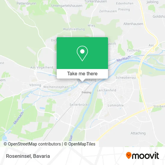 Карта Roseninsel