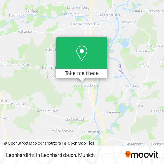 Leonhardiritt in Leonhardsbuch map