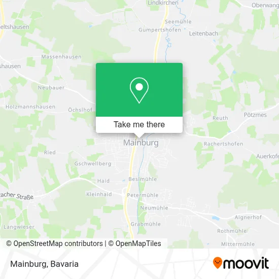 Mainburg map