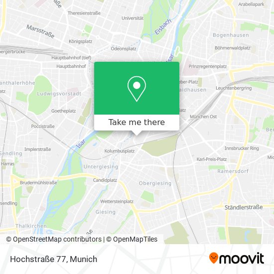 Карта Hochstraße 77