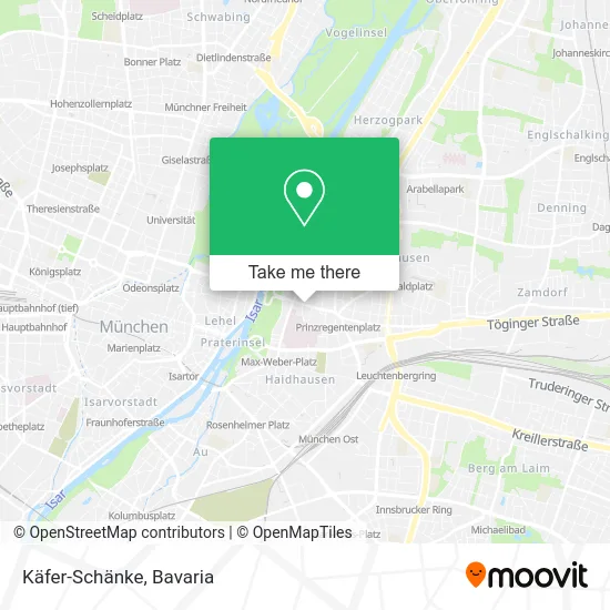 Карта Käfer-Schänke