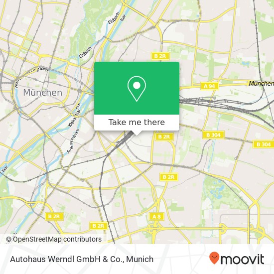 Autohaus Werndl GmbH & Co. map