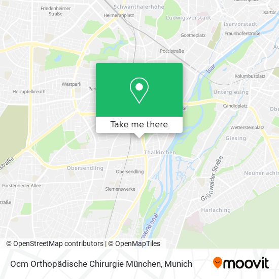 Карта Ocm Orthopädische Chirurgie München