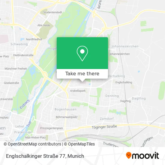 Карта Englschalkinger Straße 77