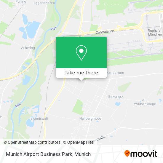 Munich Airport Business Park map