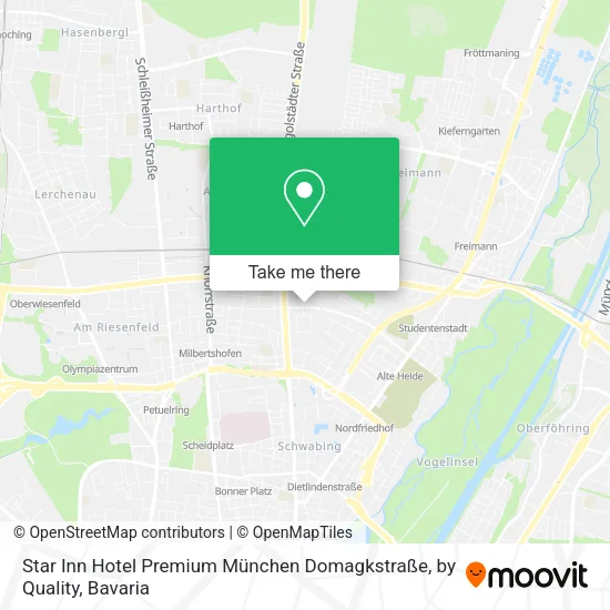 Star Inn Hotel Premium München Domagkstraße, by Quality map