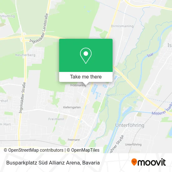 Карта Busparkplatz Süd Allianz Arena