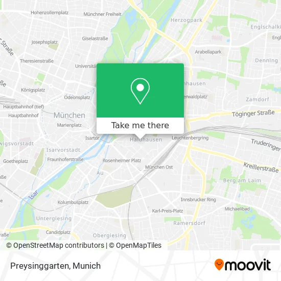 Карта Preysinggarten
