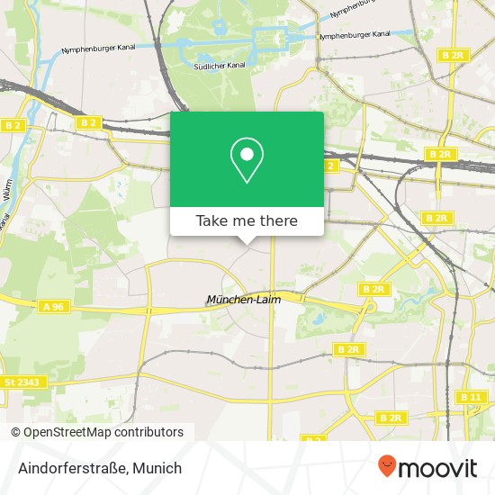 Aindorferstraße map