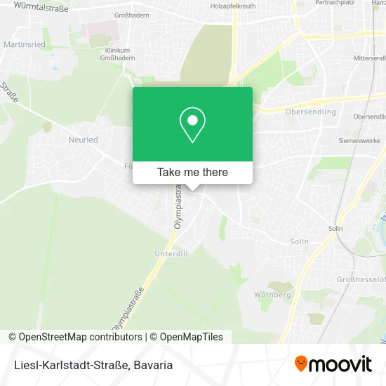 Карта Liesl-Karlstadt-Straße