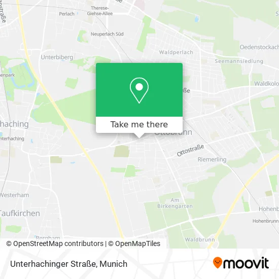 Карта Unterhachinger Straße