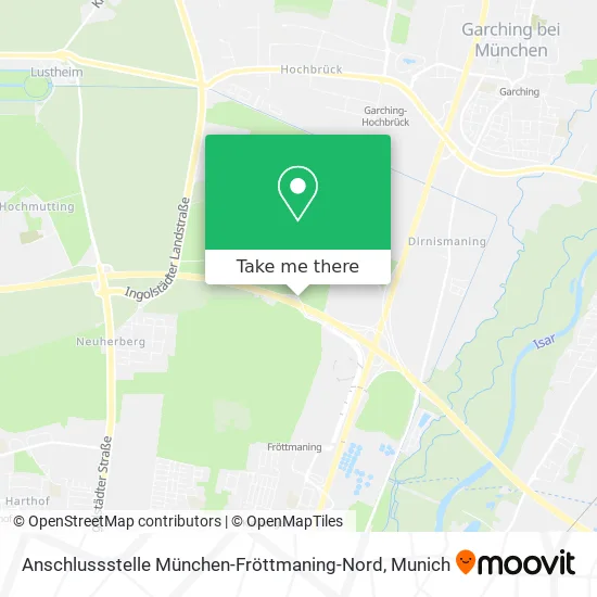 Карта Anschlussstelle München-Fröttmaning-Nord