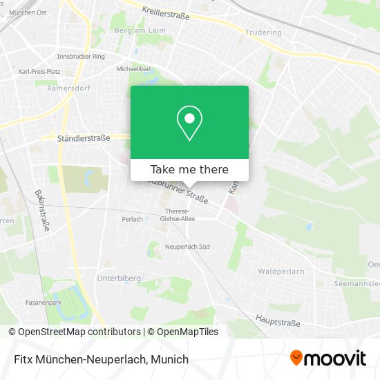 Карта Fitx München-Neuperlach