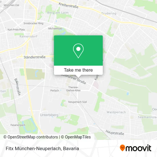 Карта Fitx München-Neuperlach