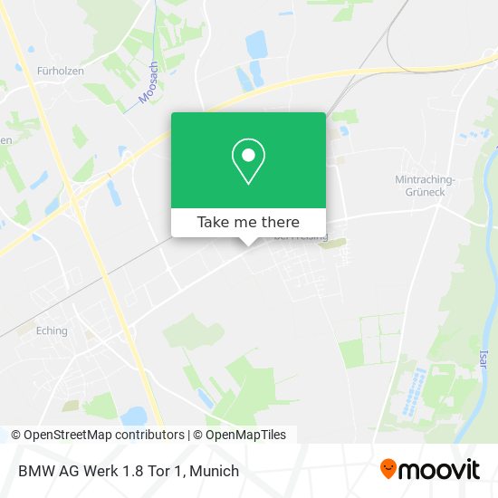 Карта BMW AG Werk 1.8 Tor 1