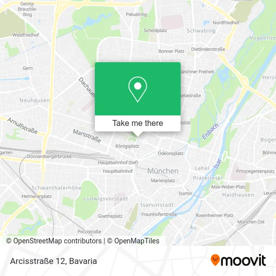 Карта Arcisstraße 12