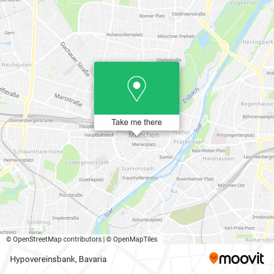 Карта Hypovereinsbank