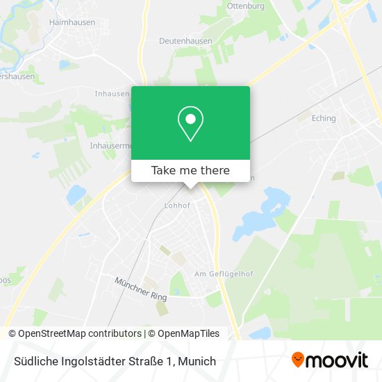 Südliche Ingolstädter Straße 1 map