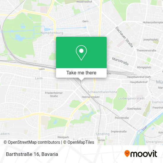 Карта Barthstraße 16