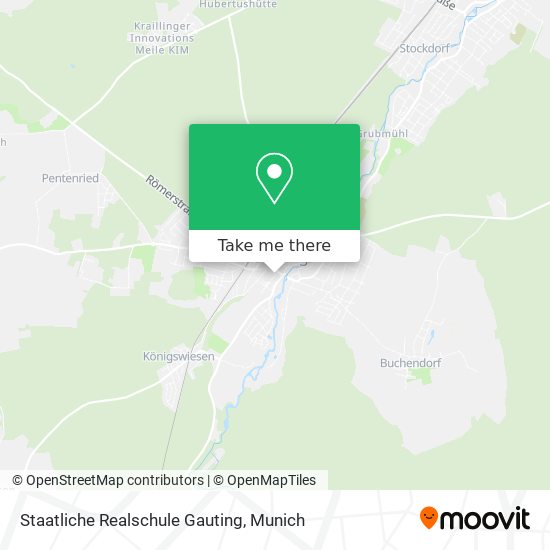 Staatliche Realschule Gauting map