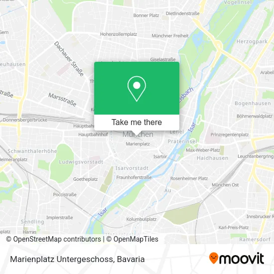 Карта Marienplatz Untergeschoss