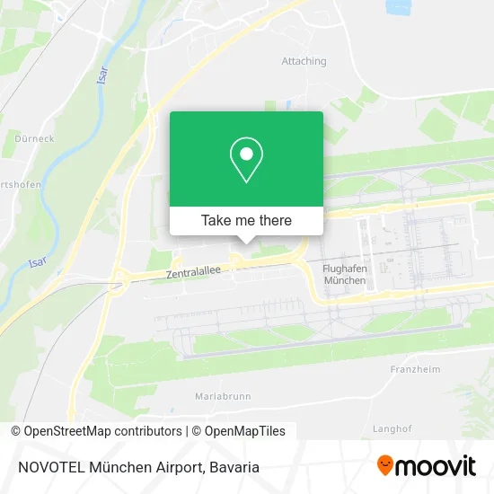 Карта NOVOTEL München Airport