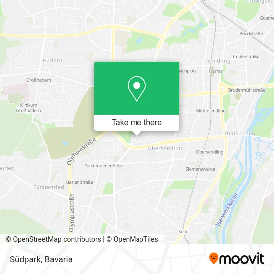 Карта Südpark