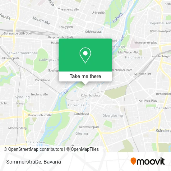 Карта Sommerstraße
