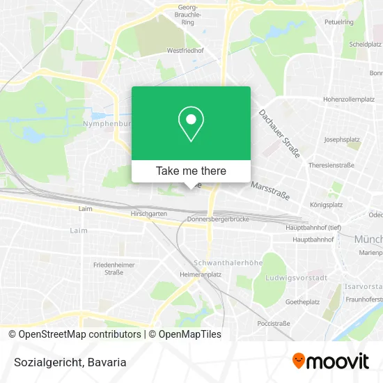 Карта Sozialgericht