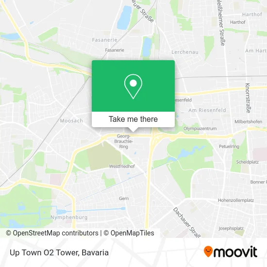 Карта Up Town O2 Tower