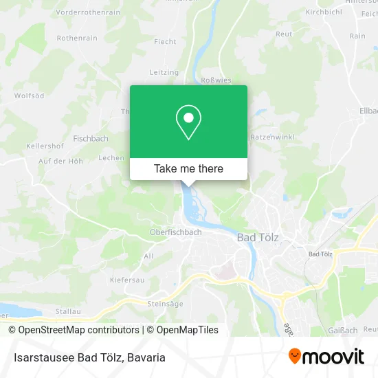 Карта Isarstausee Bad Tölz