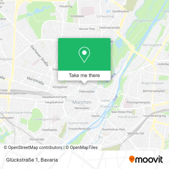 Карта Glückstraße 1