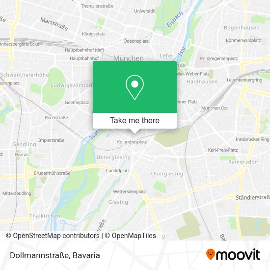Карта Dollmannstraße