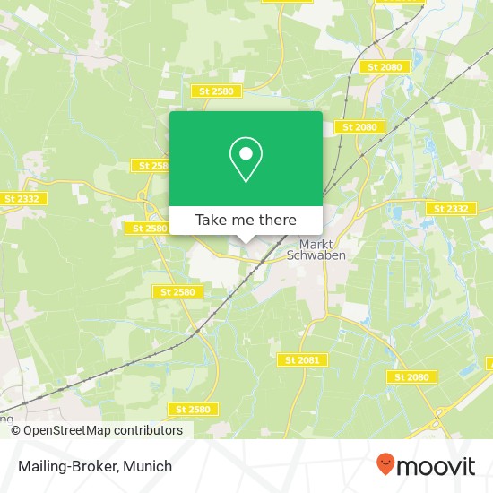 Mailing-Broker map