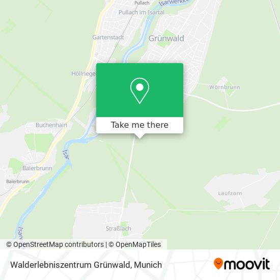 Walderlebniszentrum Grünwald map