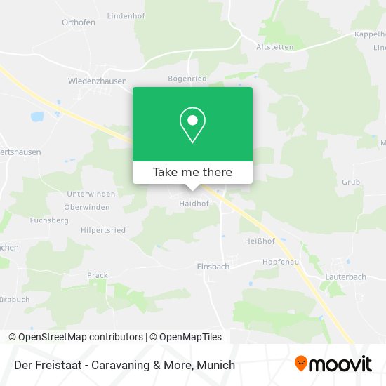 Der Freistaat - Caravaning & More map