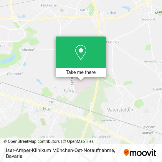 Isar-Amper-Klinikum München-Ost-Notaufnahme map